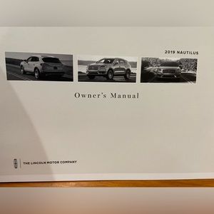 2019 Lincoln Nautilus Owners Guide